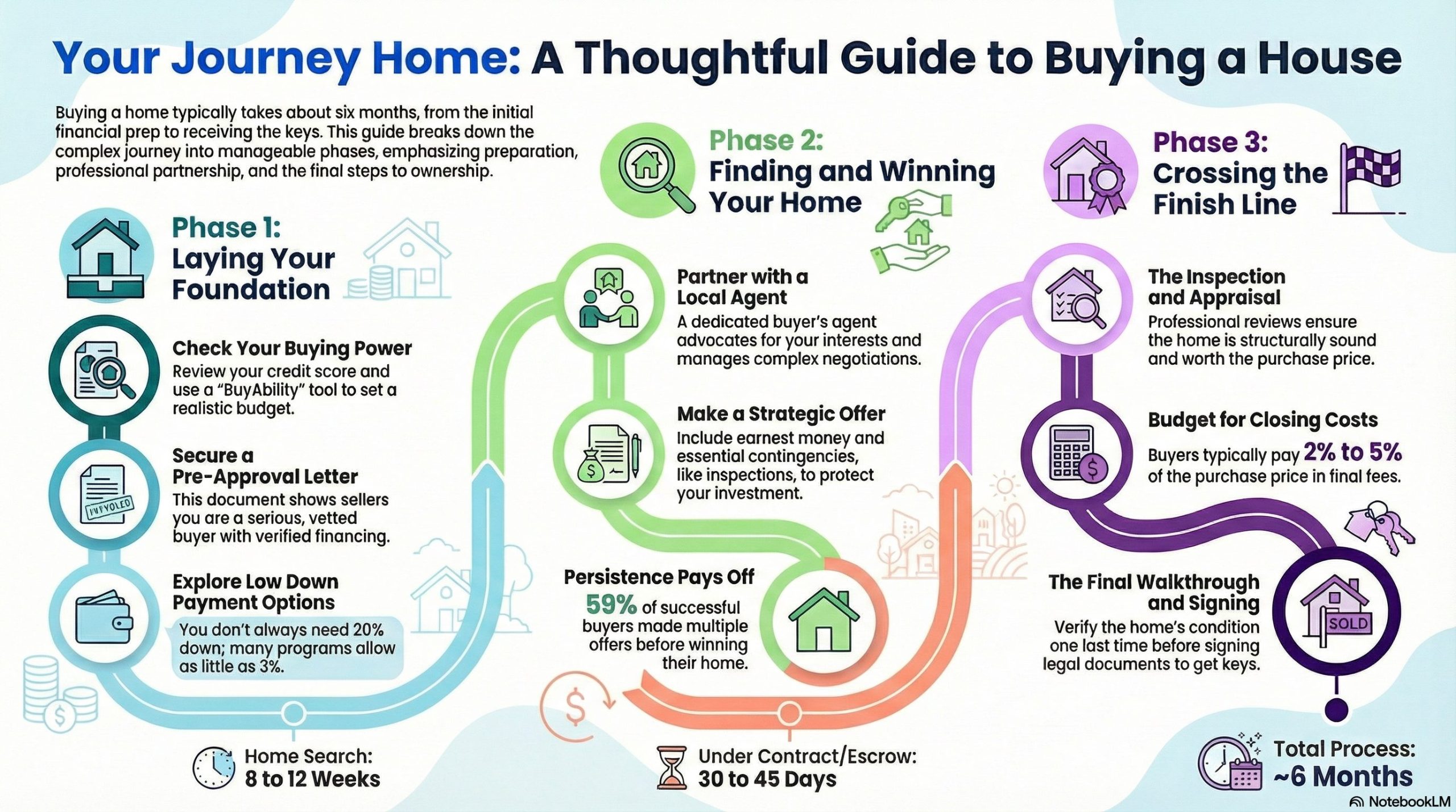 first time home buyer infographic